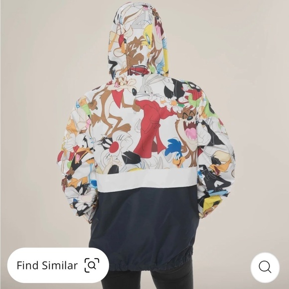 Limited Edition Members Only unisex Looney Tunes Collab Oversized Jacket KY2 - Picture 4 of 13